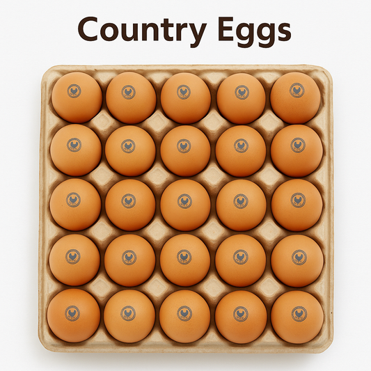 Country Eggs – 1 Tray (30 pcs, Desi/Nati Eggs/Free Roam)