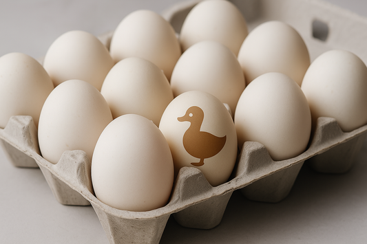 Duck Eggs – 1 Tray (12 pcs, Large Size)