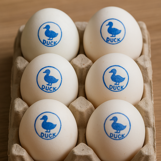 Duck Eggs – 1 Tray (6 pcs, Large Size)