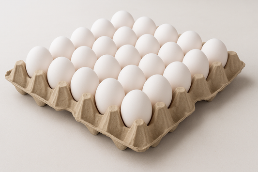 Farm Fresh White Eggs – 1 Tray (30 pcs)